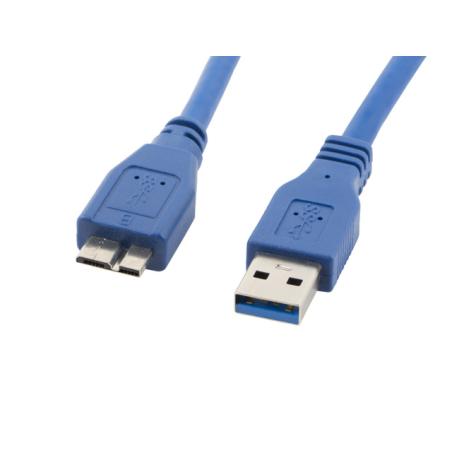 CA-US3M-10CC-0005-B cable USB 0,5 m Micro-USB A USB A Azul