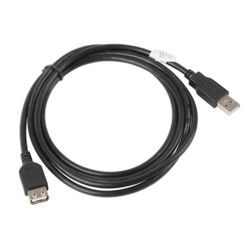 CA-USBE-10CC-0018-BK cable USB USB 2.0 1,8 m USB A Negro