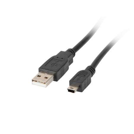 CA-USBK-10CC-0018-BK cable USB USB 2.0 1,8 m Mini-USB A USB A Negro
