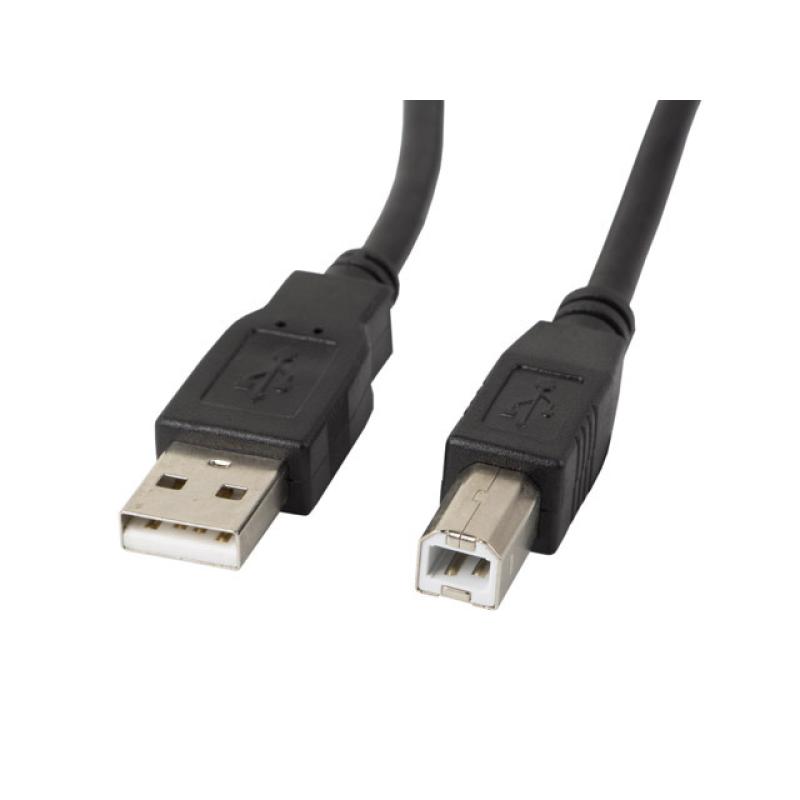 CA-USBA-11CC-0010-BK cable USB USB 2.0 1 m USB B Negro