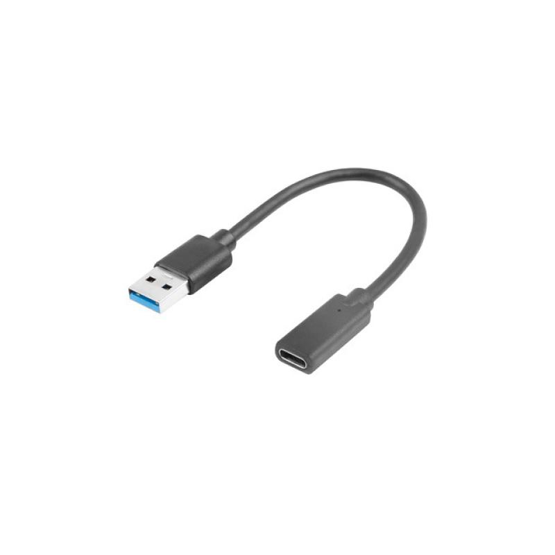 AD-UC-UA-03 cable USB USB 3.2 Gen 1 (3.1 Gen 1) 0,15 m USB type A USB Tipo C Negro