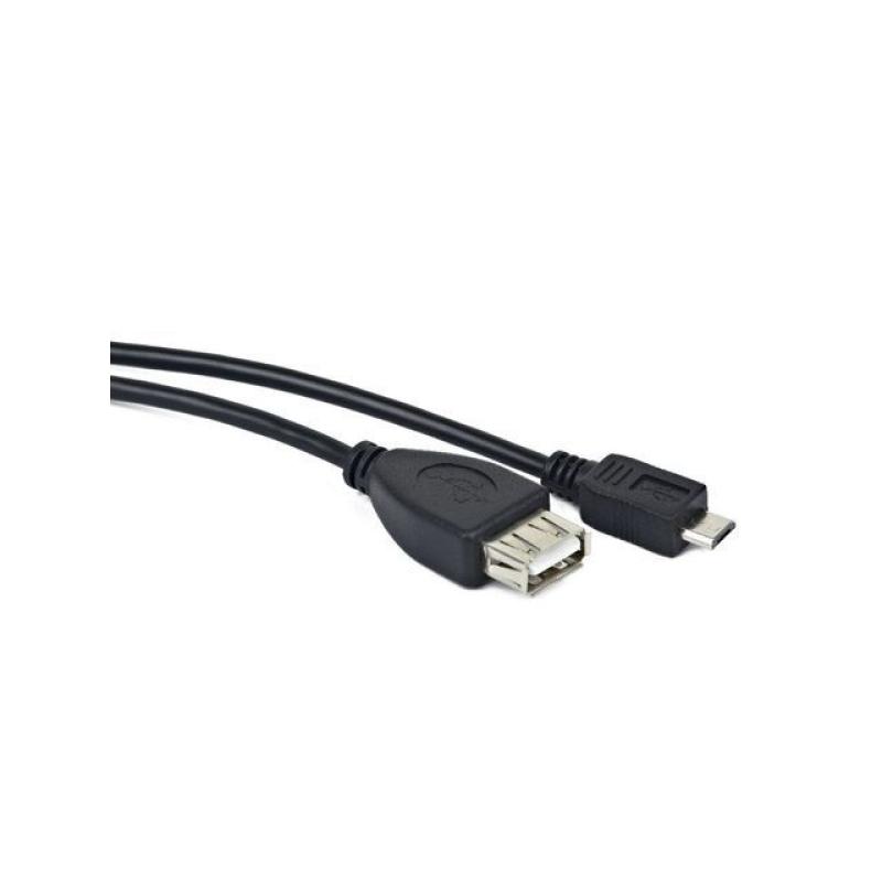 OEM-0006 cable USB USB 2.0 0,15 m USB A Micro-USB B Negro