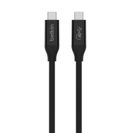 INZ001bt0.8MBK cable USB USB4 Gen 3x2 0,8 m USB C Negro