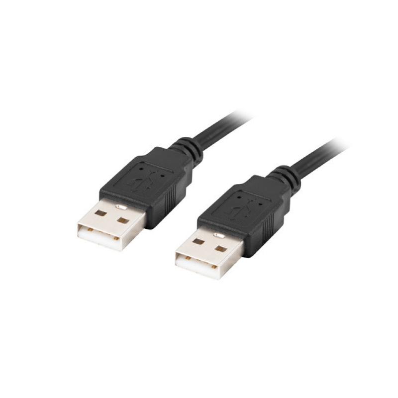 CA-USBA-20CU-0018-BK cable USB USB 2.0 1,8 m Negro