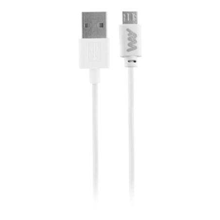 WCBMUSB1 cable USB 1 m USB A Micro-USB B Blanco