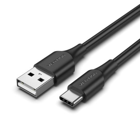 Cable USB 2.0 3A CTHBH/ USB Tipo-C Macho - USB Macho/ 2m/ Negro