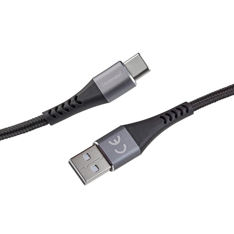 Cable de carga/datos USB-C A315C, 1,5 m, carga rápida hasta 60 vatios, negro
