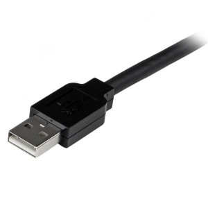StarTech.com Cable de Extensión Alargador de 20m USB 2.0 Alta Velocidad Activo Amplificado - Macho a Hembra USB A - Negro