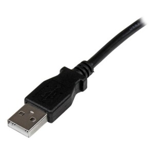 StarTech.com Cable Adaptador USB 2m para Impresora Acodado - 1x USB A Macho - 1x USB B Macho en Ángulo Derecho