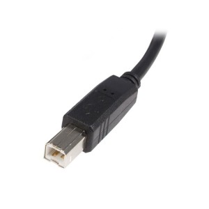 StarTech.com Cable USB de 3m para Impresora - 1x USB A Macho - 1x USB B Macho - Adaptador Negro