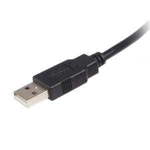 StarTech.com Cable USB de 50cm para Impresora - 1x USB A Macho - 1x USB B Macho - Adaptador Negro
