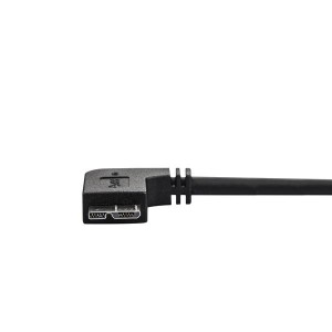 StarTech.com Cable delgado de 1m Micro USB 3.0 acodado a la derecha a USB A