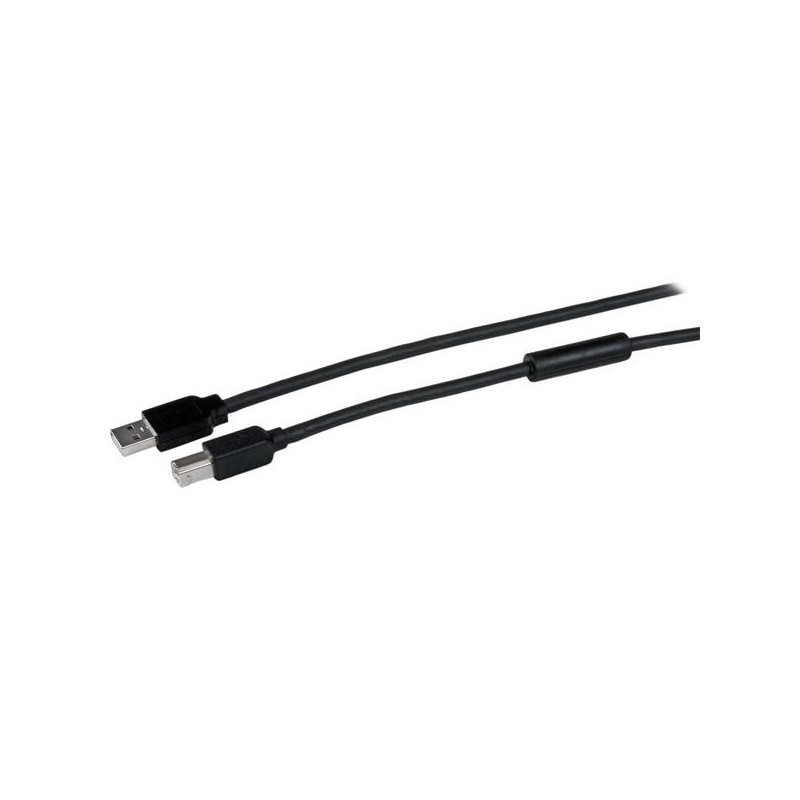 StarTech.com Cable 15 Metros 15m USB B Macho a USB A Macho Activo Amplificado USB 2.0 - Impresora