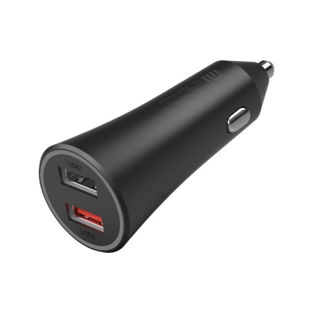 Mi 37W Dual-Port Car Charger Universal Negro Encendedor de cigarrillos Auto