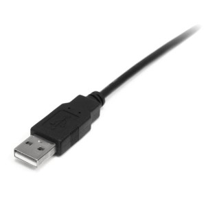 StarTech.com Cable USB de 50cm para Cámara - 1x USB A Macho - 1x Mini USB B Macho - Adaptador Negro