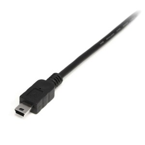 StarTech.com Cable USB de 50cm para Cámara - 1x USB A Macho - 1x Mini USB B Macho - Adaptador Negro