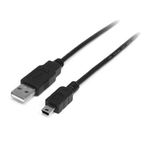 StarTech.com Cable USB de 1m para Cámara - 1x USB A Macho - 1x Mini USB B Macho - Adaptador Negro
