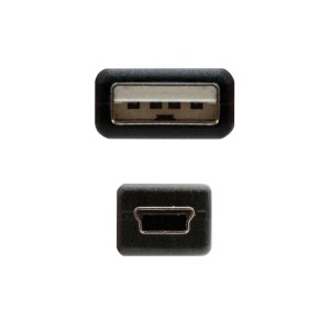Nanocable CABLE USB 2.0, TIPO A M-MINI USB 5PIN M, 1.0 M