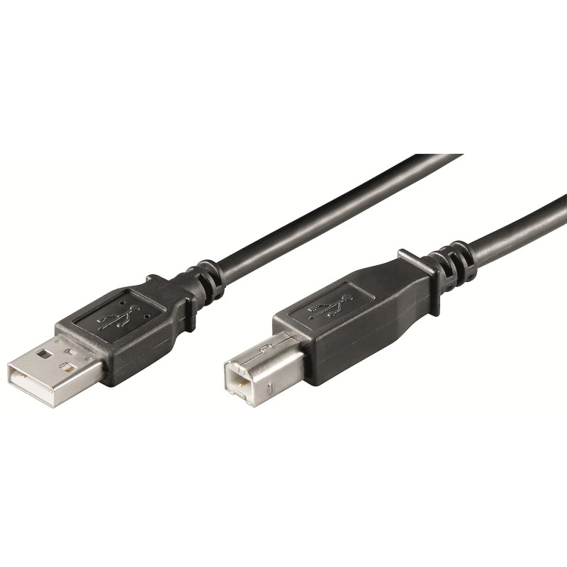 Ewent EC1005 cable USB USB 2.0 3 m USB A USB B Negro
