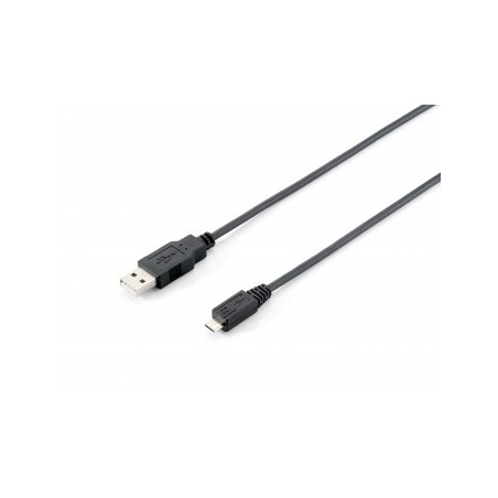 Equip 128594 Cable USB 2.0 tipo A macho a micro-B macho, 1,0 m