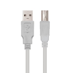 Nanocable CABLE USB 2.0 IMPRESORA, TIPO A M-B M, BEIGE, 1.0 M