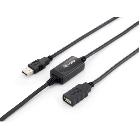 Equip 133310 cable USB USB 2.0 10 m USB A Negro