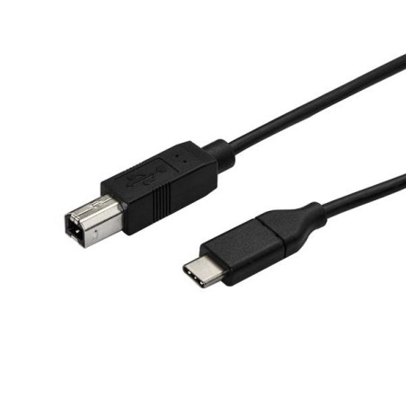 StarTech.com Cable de 50cm USB-C a USB-B de Impresora - Cable Adaptador USB Tipo C a USB B