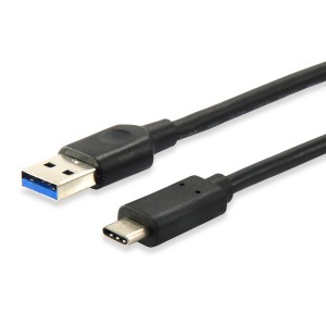 Equip 128345 Cable USB 3.2 Gen 1 C a A, M M, 0,5 m, 5 Gbps, negro