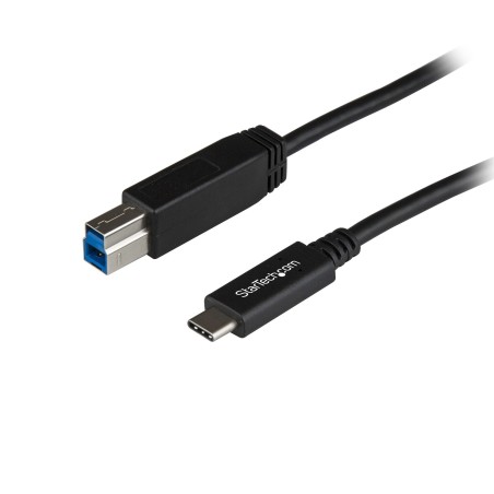 StarTech.com Cable USB-C a USB-B de 1m - USB de 10Gbps - Cable para Datos - USB 3.2 Gen 2 - Cable de Transferencia de Datos USB