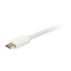 Equip 128351 Cable USB 3.2 Gen 2 C a C, M M, 1,0m, PD 60W , 4K 60Hz, 5Gbps, Blanco