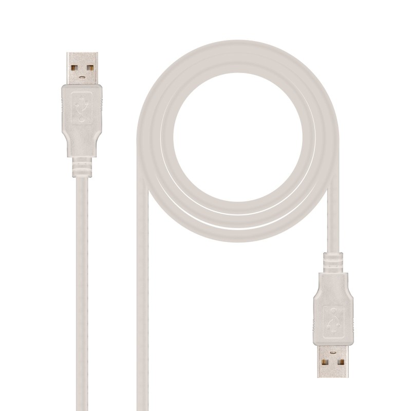 Nanocable Cable USB 2.0, Tipo A M-A M, 3.0 m