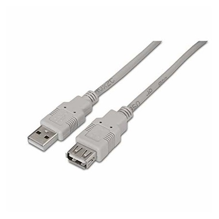 AISENS A101-0013 cable USB USB 2.0 1,8 m USB A Beige