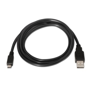 AISENS A101-0029 cable USB USB 2.0 3 m USB A Micro-USB B Negro