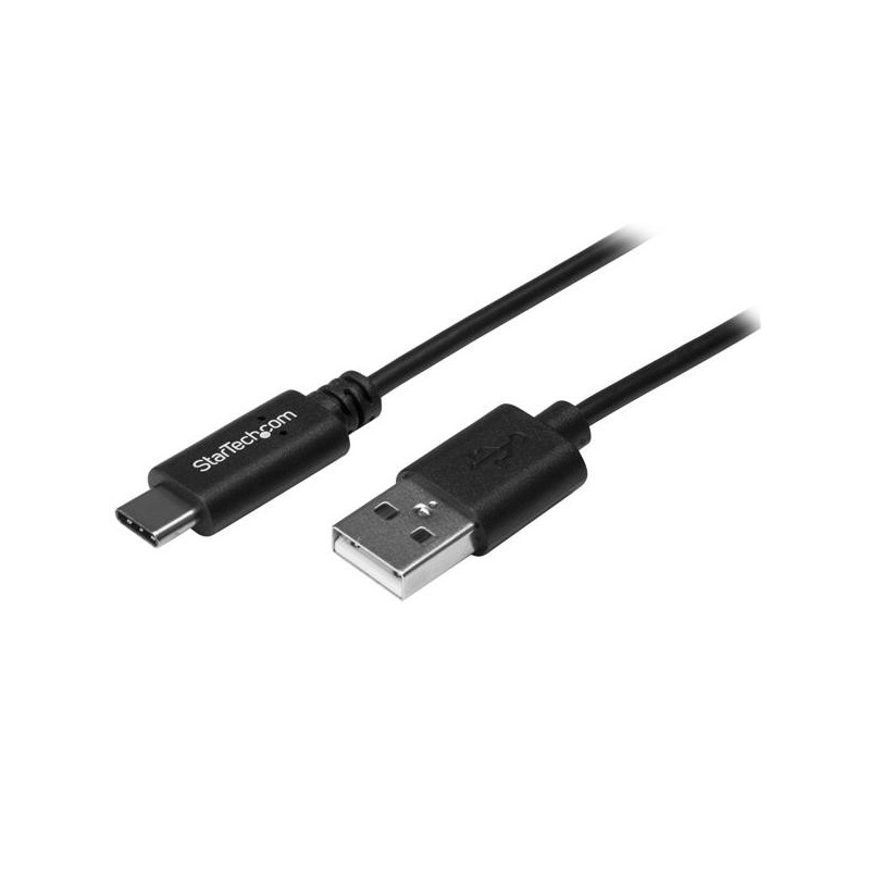 StarTech.com Cable de Carga y Sincronización USB-A a USB-C de 2m - Cable de Datos USB-A a USB Tipo C - M M - Negro -