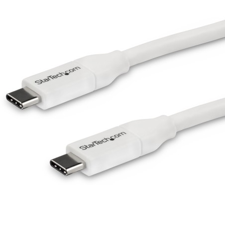 StarTech.com Cable 4m USB-C a USB-C con capacidad para Entrega de Alimentación de 5A - USB Tipo C - Cable de Carga USBC - USB