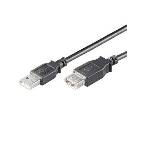 Ewent EC1012 cable USB USB 2.0 1,8 m USB A Negro