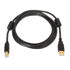 AISENS A101-0011 cable USB USB 2.0 5 m USB A USB B Negro