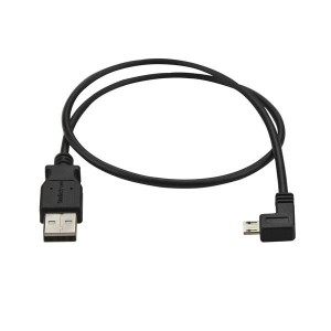 StarTech.com Cable de 0,5m Micro USB Acodado a la Izquierda para Carga y Sincronización de Smartphones o Tablets