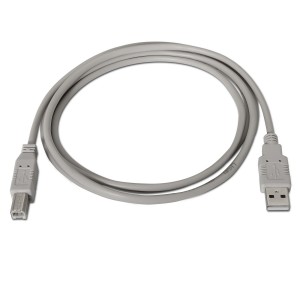 AISENS A101-0003 cable USB USB 2.0 3 m USB A USB B Beige