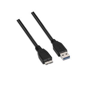 AISENS A105-0043 cable USB USB 3.2 Gen 1 (3.1 Gen 1) 1 m USB A Micro-USB B Negro