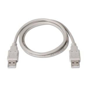 AISENS A101-0021 cable USB USB 2.0 1 m USB A Beige