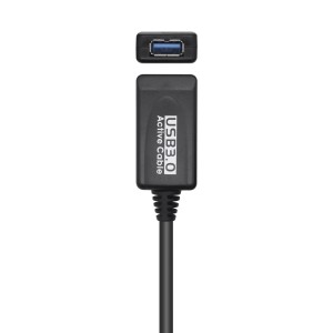 AISENS Cable USB 3.0 Prolongador Con Amplificador, Tipo A M-A H, Negro, 5.0m