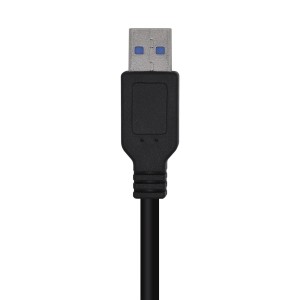 AISENS Cable USB 3.0, Tipo A M-A M, Negro, 3.0m