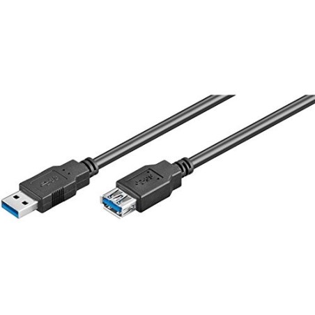 Ewent EC1009 cable USB USB 3.2 Gen 1 (3.1 Gen 1) 3 m USB A Negro