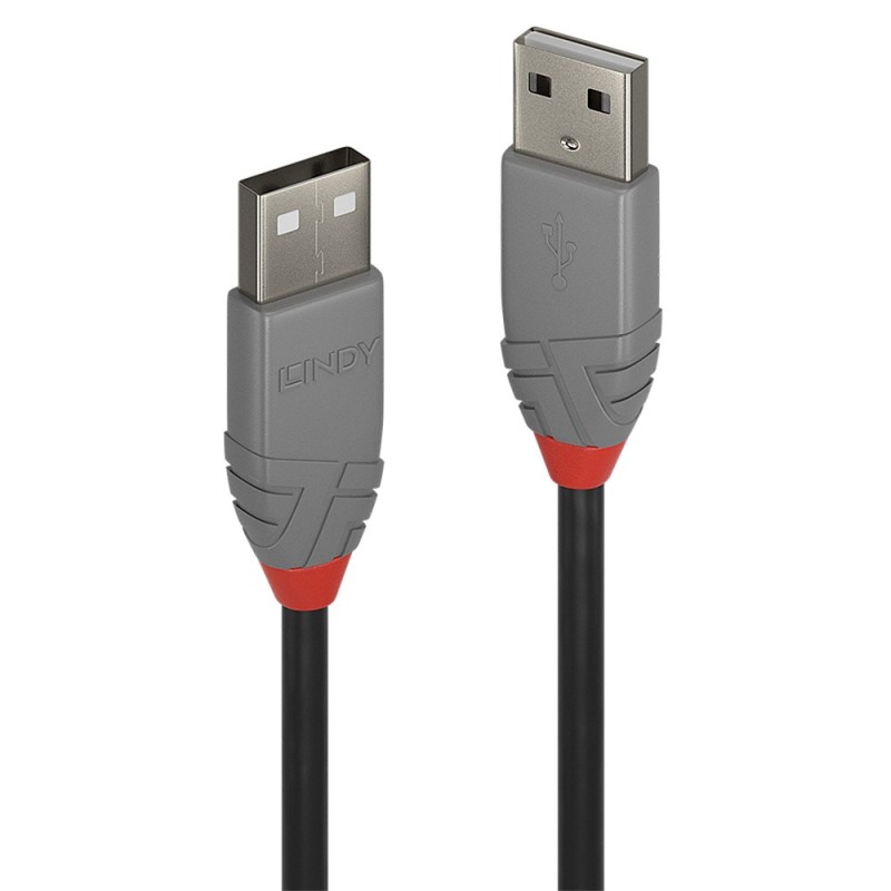 Lindy 36693 cable USB USB 2.0 2 m USB A Negro, Verde, Rojo