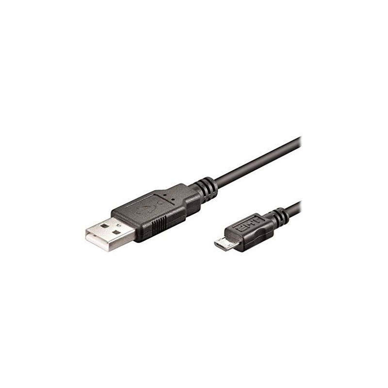 Ewent EC1019 cable USB USB 2.0 1 m Micro-USB A USB A Negro