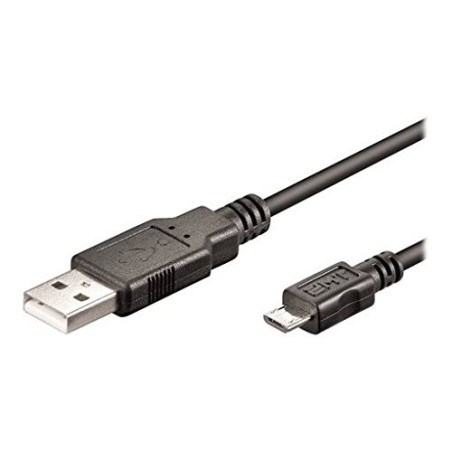 Ewent EC1019 cable USB USB 2.0 1 m Micro-USB A USB A Negro