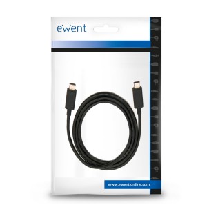 Ewent EC1046 cable USB USB 3.2 Gen 2 (3.1 Gen 2) 1 m USB C Negro