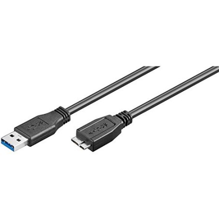 Ewent EC1016 cable USB USB 3.2 Gen 1 (3.1 Gen 1) 1,8 m USB A Micro-USB B Negro