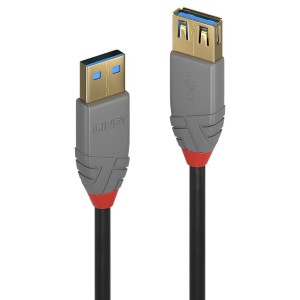 Lindy 36763 cable USB USB 3.2 Gen 1 (3.1 Gen 1) 3 m USB A Negro